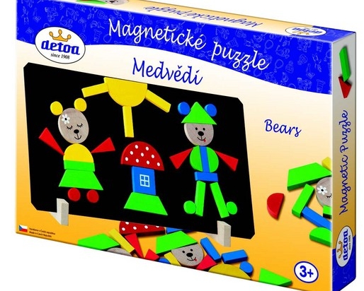 Magnetické puzzle  - Medvědi