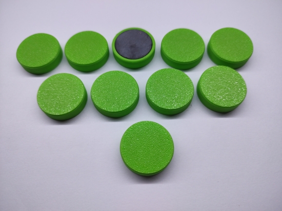Kancelářský magnet zelený 26mm 10ks F