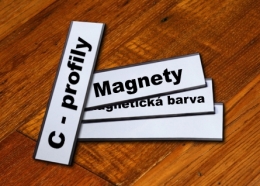 Magnetický C profil 50 x 100 mm - 10 ks