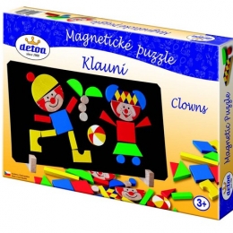 Magnetické puzzle - Klauni